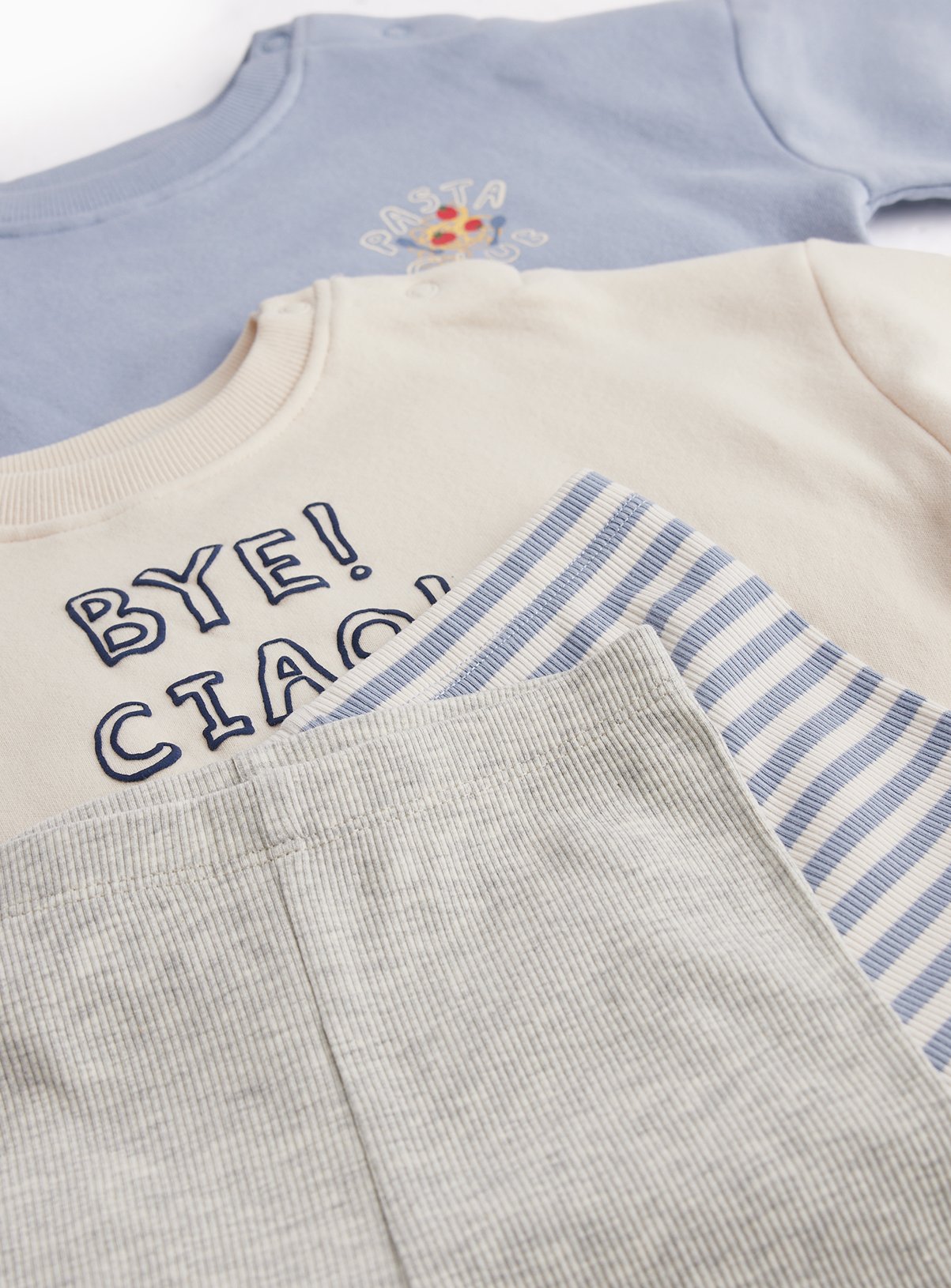 Mediterranean Print Sweat Sets 2 Pack 6-9 months - Image 2 thumbnail